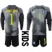 Billige Brasilien Alisson Becker #1 Målmand Børnetøj Hjemmebanetrøje til baby VM 2022 Langærmet (+ korte bukser)